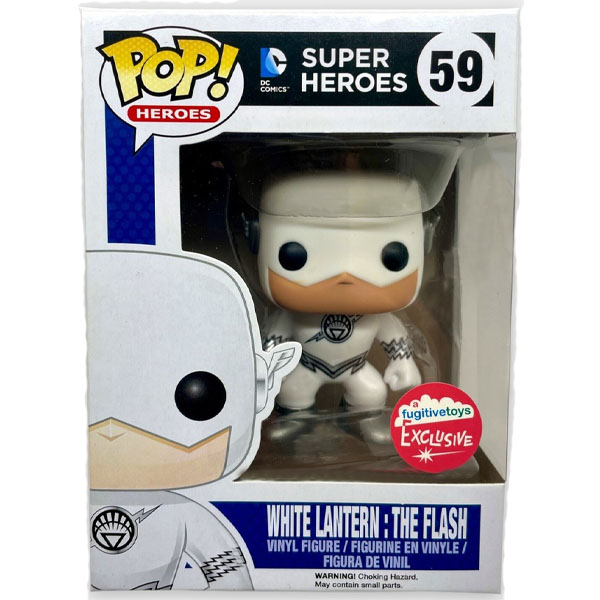 Funko POP #59 DC Heroes White Lantern: The Flash Exclusive Figure